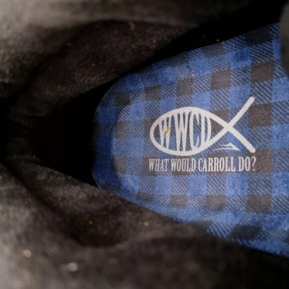 Lakai Howard Hi WWCD Shoes Mens Size 13 Black Suede Skate What Would Carroll Do - Picture 10 of 13